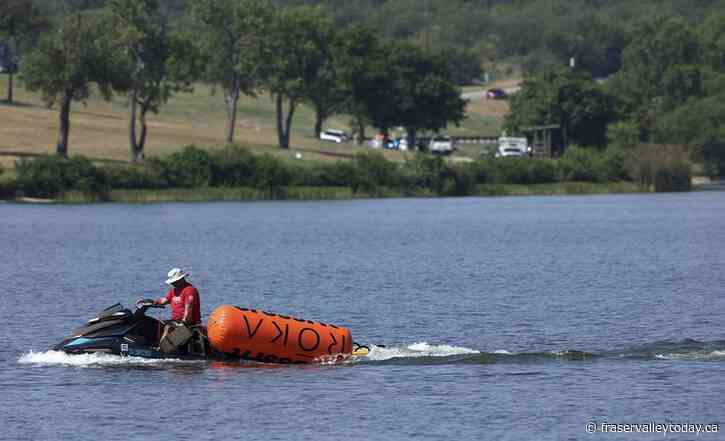 A competitor in the CrossFit Games has died during a swimming event at a Texas lake
