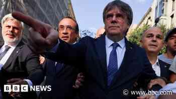 Police hunt ex-Catalan separatist leader after shock return from exile
