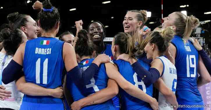 Volley, l’Italia femminile batte la Turchia: è in finale olimpica per la prima volta nella storia