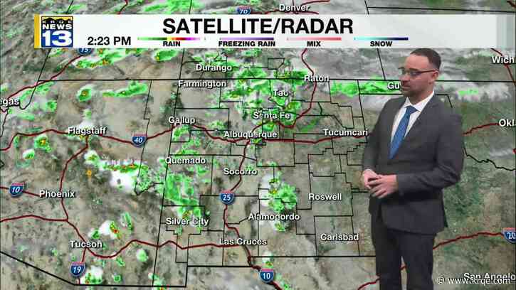 Showers and storms continue across New Mexico