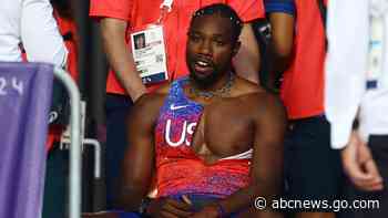 Noah Lyles, suffering from COVID, upset in 200-meter final; settles for bronze