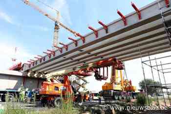 Twee weekends in augustus files verwacht op E313/E34 voor plaatsing liggers op brugpijlers in Ranst