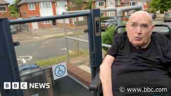 Broken lift wheelchair user stuck at home 11 months