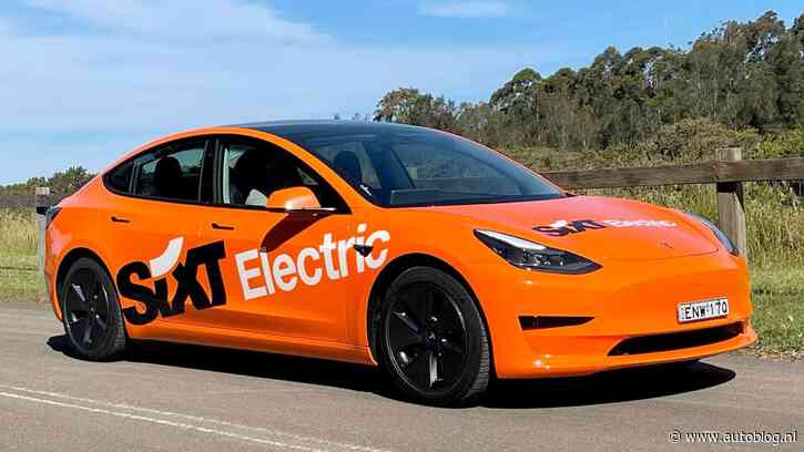 Autoverhuurder Sixt doet EV in de ban