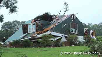 Debby bringing heavy rain, flooding and possible tornadoes northeast into weekend