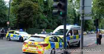 Three injured after crash involving police car in Brixton