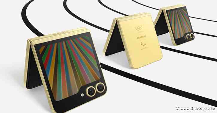 Samsung’s exclusive Olympic Edition Galaxy Flips are showing up for sale online