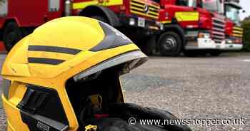 LIVE updates as field fire burns near Slade Green station