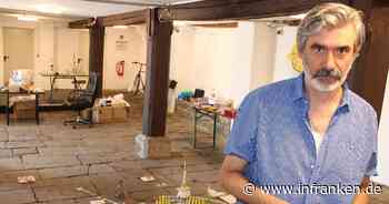 Kitzingen: Kunstwerk aus "Mobilem Atelier" ist fertig - Ausstellung im Bocksbeutelkeller