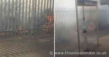RECAP after field fire burns near Slade Green station