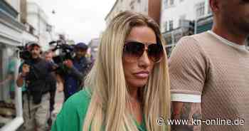 Nach Verhaftung am Flughafen: Ex-Model Katie Price kommt auf Kaution frei