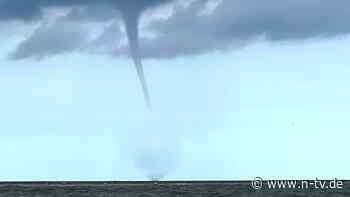 "Da war ein Rüssel": Mutmaßlicher Tornado fegt über Nordseeinsel Borkum