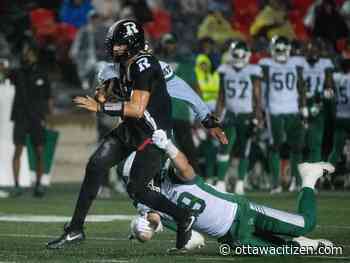 OFFSIDE!: Unidentified man on sidelines taunts Redblacks, incenses Dyce, in wild tie with 'Riders
