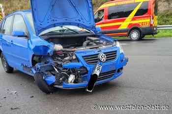 Autos stoßen zusammen: A2 bei Vlotho gesperrt