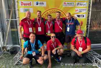 Europese kampioenen eventing komen hun belofte na en starten (zonder paard) in de Dodentocht