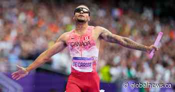 Andre De Grasse and Team Canada win gold in men’s 4×100 relay