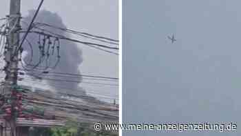 Flugzeug mit 62 Passagieren stürzt ab – Videos zeigen rasanten Absturz