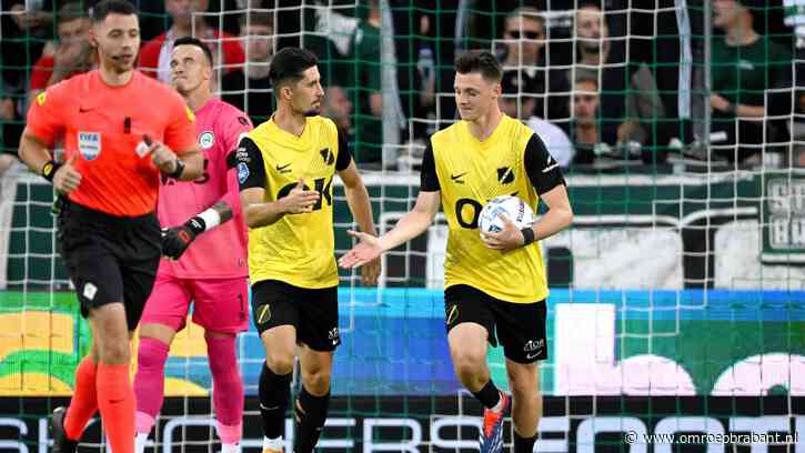 NAC Breda onderuit in Groningen na snelle rode kaart