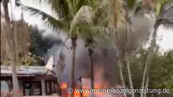 61 Tote nach Flugzeugabsturz in Wohngebiet