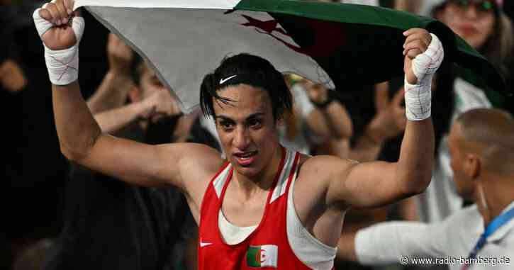 Boxerin Imane Khelif feiert emotionalen Olympiasieg