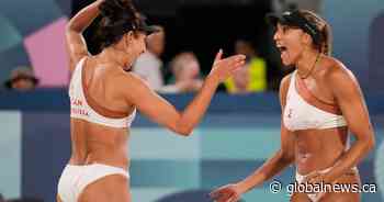 Canada wins 1st-ever women’s beach volleyball medal at Paris 2024