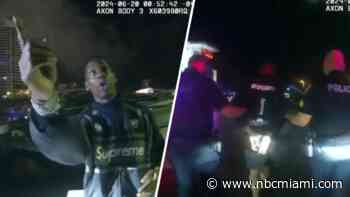 Bodycam shows rapper Travis Scott arrested for trespassing in Miami Beach