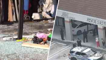 ‘I hope the driver is OK': Woman taken to hospital after car rams into Aventura store