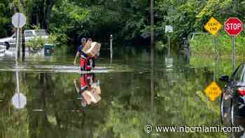 Tropical Storm Debby swirls over Atlantic, expected to again douse the Carolinas before moving north