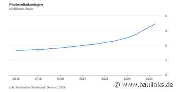 Destatis: 3,4 Mio. Photovoltaikanlagen in Deutschland installiert