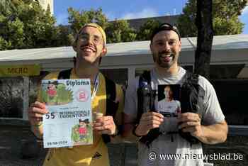 Duitser Leon (36) schonk zijn ticket voor de Dodentocht aan Alexander (28): “De laatste 15 kilometer heb ik wel meegelopen”