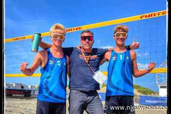 Daan Van Hoof en Thomas Rymen pakken op strand van Nieuwpoort brons in beachvolley op Belgische kampioenschappen