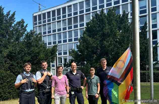 POL-MS: Regenbogenflagge auch am Polizeipräsidium gehisst - Polizeipräsidentin Alexandra Dorndorf stellt neue Ansprechpersonen für queere Menschen vor