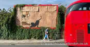Banksy hits Cricklewood as he unveils mysterious new artwork