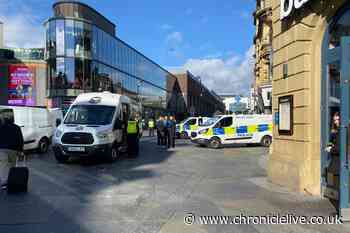 Newcastle city centre police response in pictures as force protects city during protests