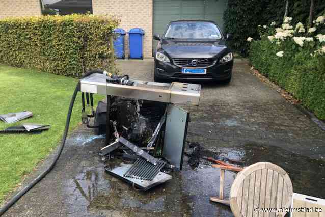 Barbecuebrandje in Sioendreef
