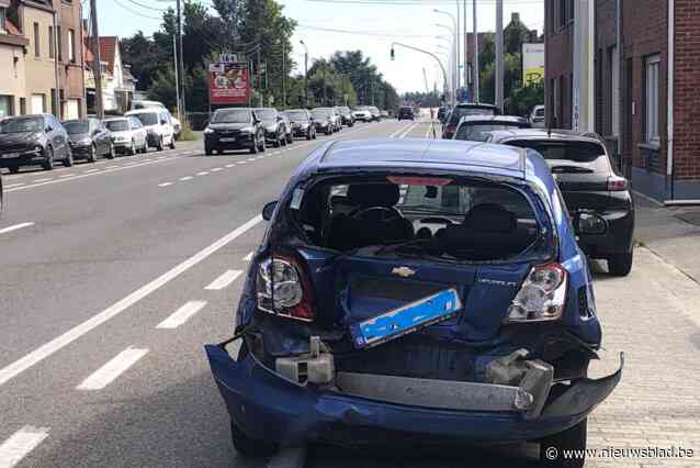 Kop-staartaanrijding in Kuurne