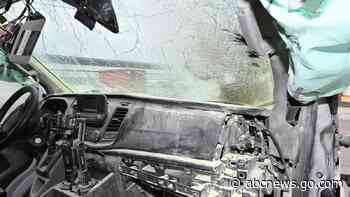 Man charged with throwing explosive into Verizon utility van in road rage incident