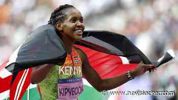 Kipyegon pakt voor de derde keer op rij goud op 1500 meter