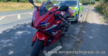 'Dangerous' motorbike rider on provisional licence exceeded 100mph, police say