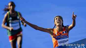 Gerangel kurz vor dem Ziel: Hassan gewinnt Marathon-Krimi in hartem Finale