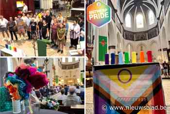 Antwerp Queer koor zingt in Sint-Norbertuskerk: “Onze samenzang klinkt krachtiger dan het protest op het kerkplein”