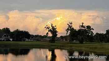 Humid with scattered showers for today