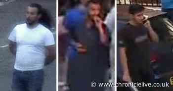 CCTV images released of five men following Darlington disorder