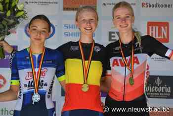 Anna Meeusen verliest millimetersprint van Jana Gevers, Laura Fivé pakt derde titel op rij: “Winnen als topfavoriet blijft heel mooi”