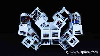 Origami-inspired 'transformer' robots could help build habitats in space (photo)