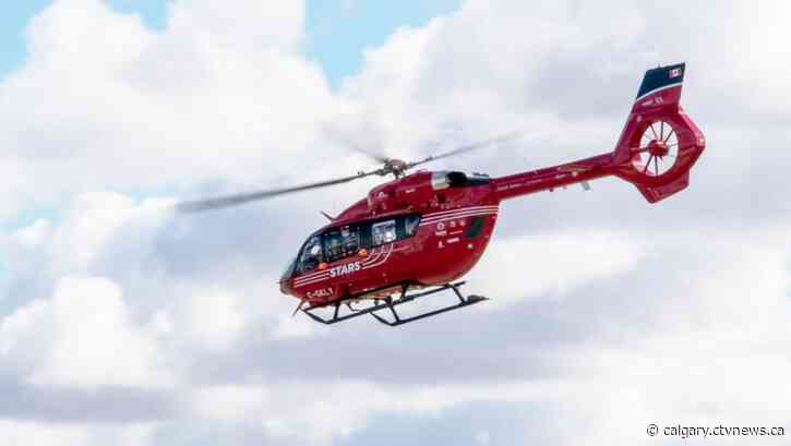 Hiker in distress transported to hospital in Calgary by STARS Air Ambulance