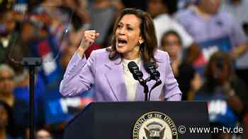 Warnung vor zu großer Euphorie: Umfragen sehen Harris in drei Swing States vor Trump
