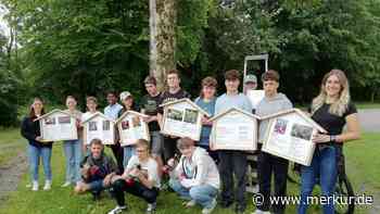 Schüler der Türkheimer Ludwig-Aurbacher-Mittelschule richten Infotafeln her