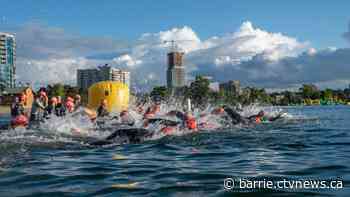 Barrie triathlon wraps up along waterfront