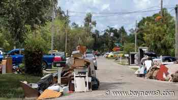 Sarasota residents impacted by flood waters from Debby begin massive cleanup